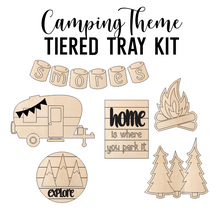 Load image into Gallery viewer, Camping Theme - Tiered Tray Kit
