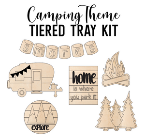 Camping Theme - Tiered Tray Kit
