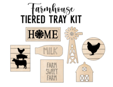 Farmhouse Theme - Tiered Tray Kit