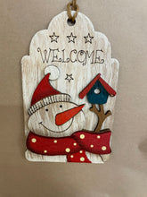 Load image into Gallery viewer, Wooden Christmas tags

