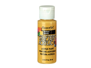 Crafters Acrylic Paint: 2oz Craft & Hobby  04 YELLOW