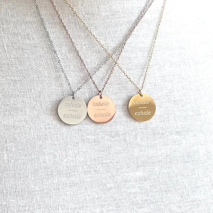 Inhale / Exhale Necklace