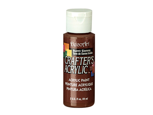 Crafters Acrylic Paint: 2oz Craft & Hobby 11 BURNT SIENNA