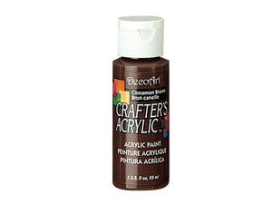 Crafters Acrylic Paint: 2oz Craft & Hobby  12 CINNAMON BROWN