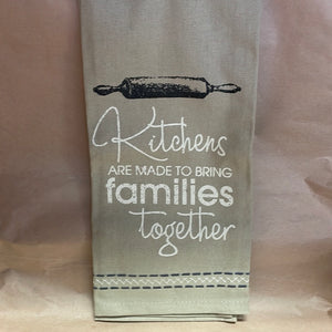 Kitchens Are Made Printed Dishtowel