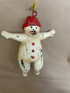 Rustic Dancing snowman