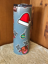 Load image into Gallery viewer, Christmas 20oz skinny tumbler
