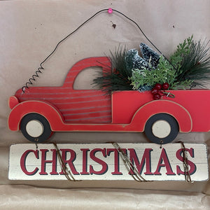 Truck/Christmas sign
