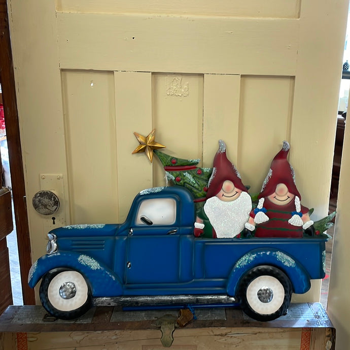 Gnome Truck Porch Leaner