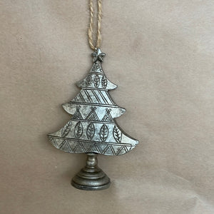 Silver Native ornament