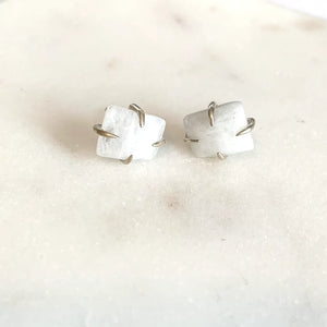 Moonstone Earrings:Royce &Oak