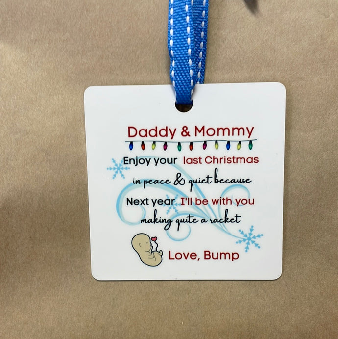 Daddy/Mommy Grandparents ornaments