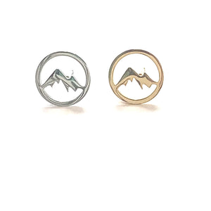 RoyceandOak -Circle Mountain Earrings