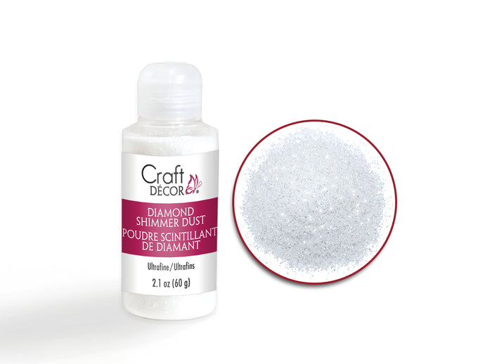 Glitter Craft: Diamond Shimmer Dust 60g Bottle Ultrafine