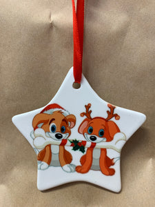 Dogs&cats Christmas Ornaments