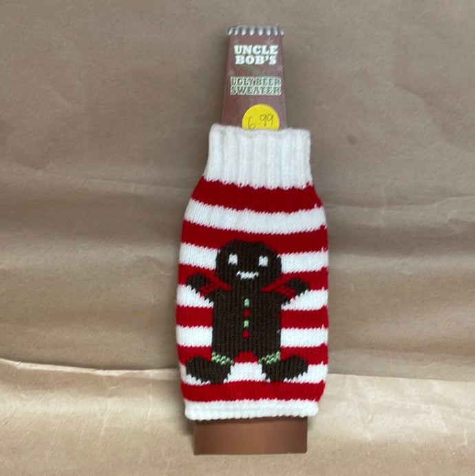Uncle Bobs’s ugly sweater beer cozy