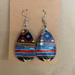 Country theme hand made earrings