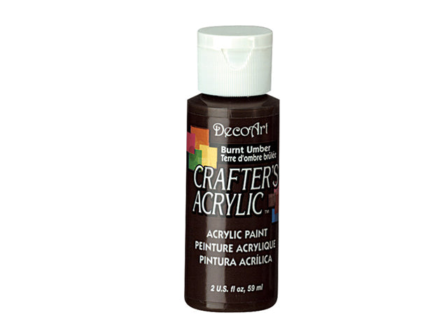 Crafters Acrylic Paint: 2oz Craft & Hobby  16 BURNT UMBER
