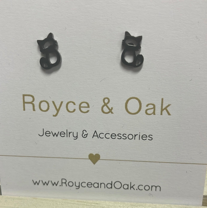 Royce&Oak- Cat earrings
