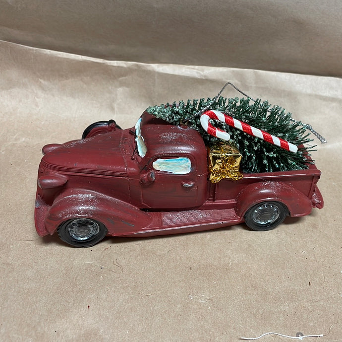 Old truck and Tree ornament