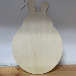 Wood Decor: 8.5" DIY Wall Plaques 4mm Thick J) Lady bug
