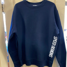 Load image into Gallery viewer, SPEED Demons navy crew neck
