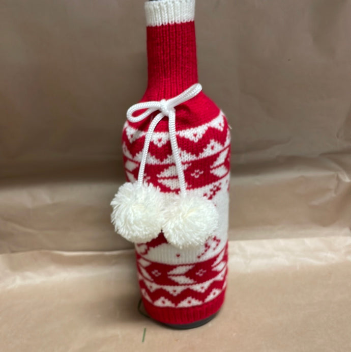 Knit bottle covers