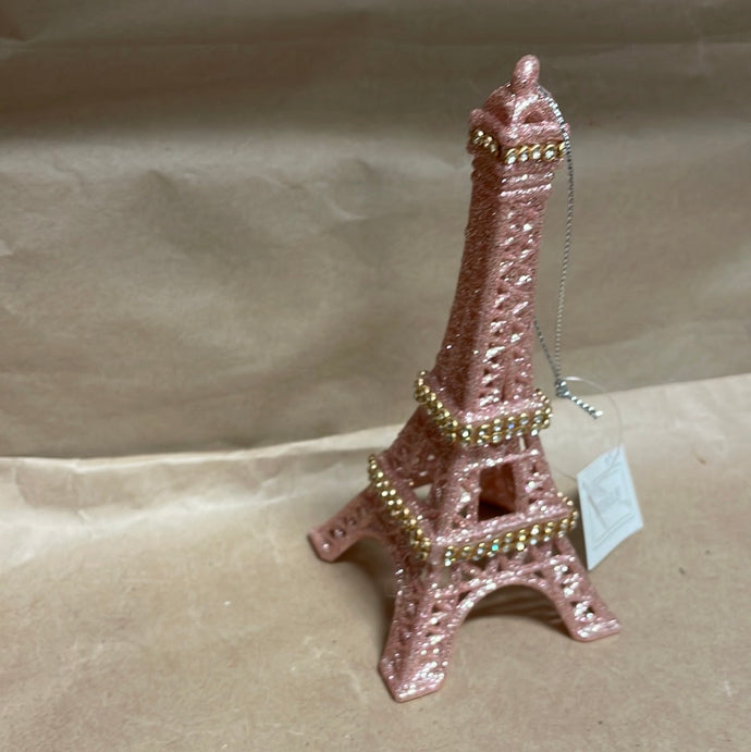 Glitter Eifel Tower ornament
