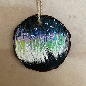 Hand painted Wood ornament