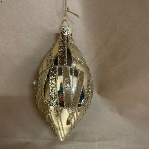 Gold Glass ornament
