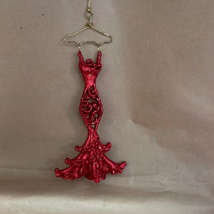 Red Dress or mirror ornament