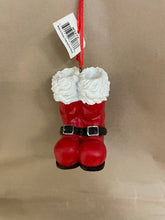 Load image into Gallery viewer, Santa boots ornament

