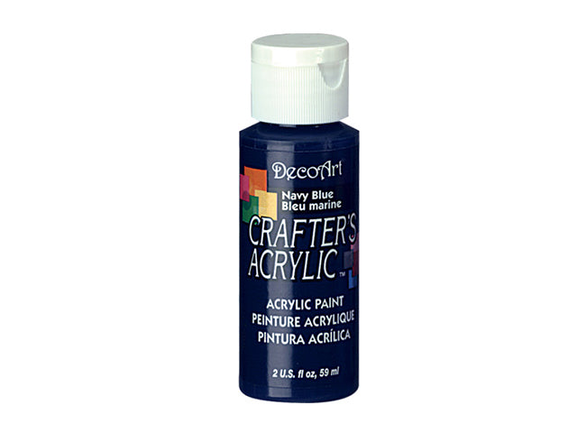 Crafters Acrylic Paint: 2oz Craft & Hobby 29 NAVY BLUE