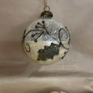 Bronze, Gold glass ornament