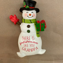 Load image into Gallery viewer, Snowman  ornament
