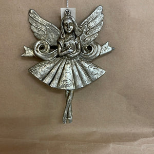 Silver Angel ornament