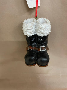 Santa boots ornament