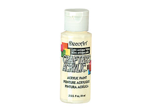 Crafters Acrylic Paint: 2oz Craft & Hobby  02 LIGHT ANTIQUE