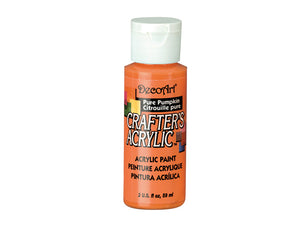 Crafters Acrylic Paint: 2oz Craft & Hobby  08 PURE PUMPKIN