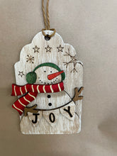 Load image into Gallery viewer, Wooden Christmas tags
