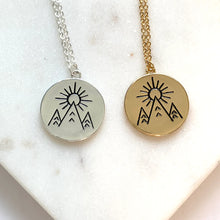 Load image into Gallery viewer, Royce &amp; Oak-Mountain Sun Necklace
