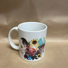 Load image into Gallery viewer, Water colour cows 12oz coffee mugs
